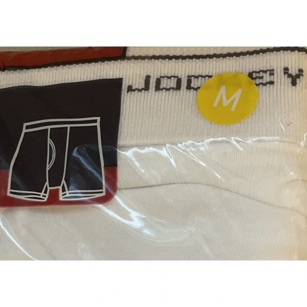 Jockey Classic 3 Pack Boxer Briefs Mid Thigh Coverage 100% Combed Cotton Medium